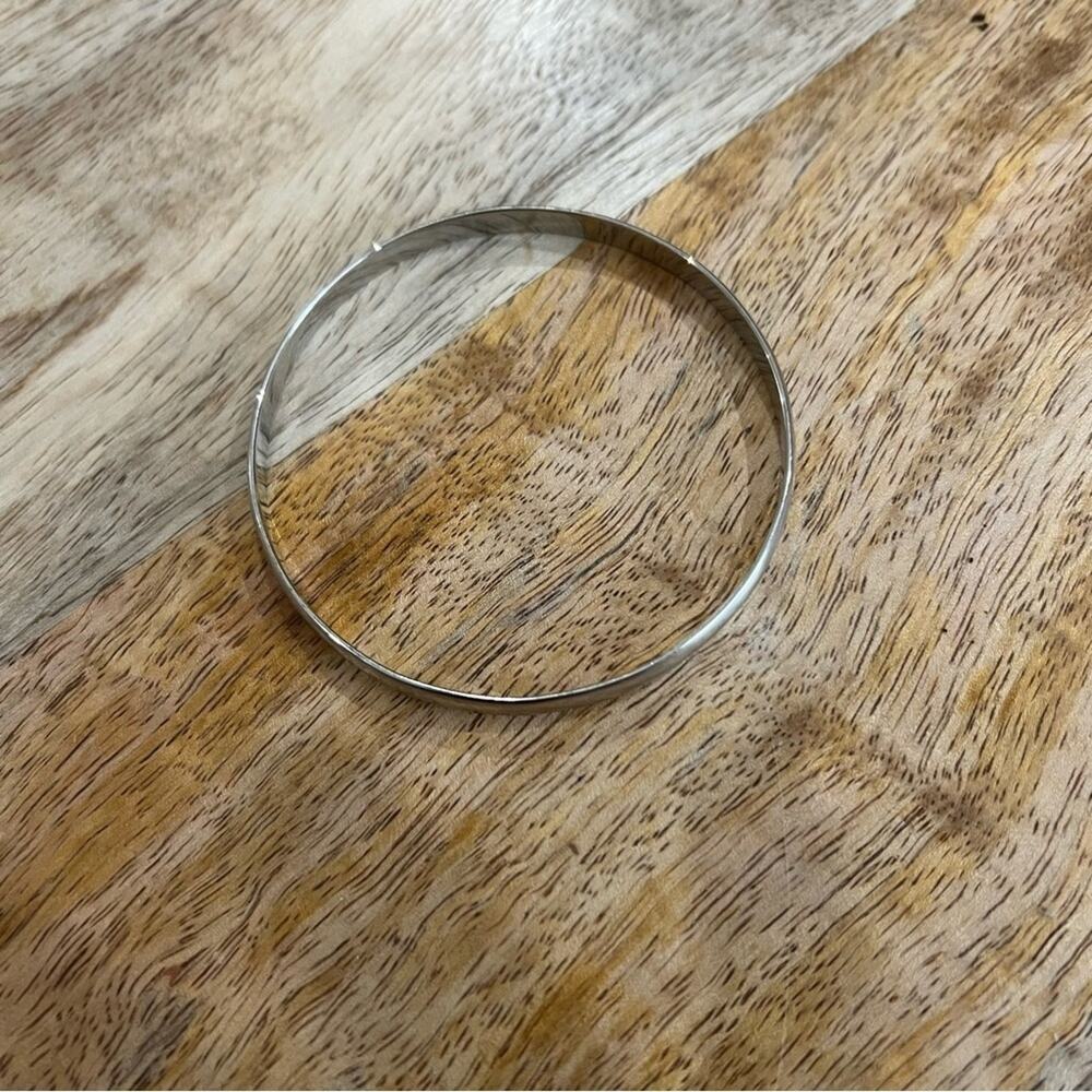 Silver Plated Bangle Bracelet